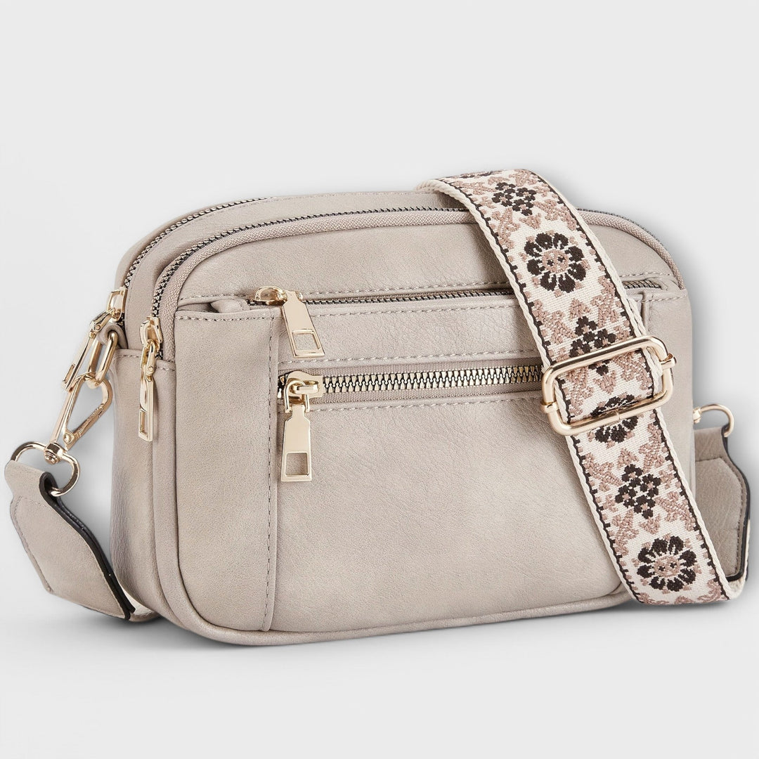 Bolsa cruzada de cuero vegano