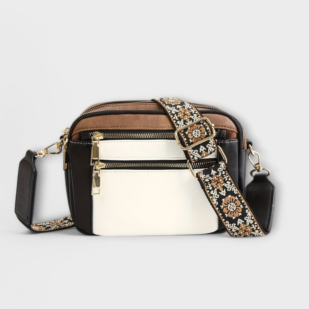 Bolsa cruzada de cuero vegano