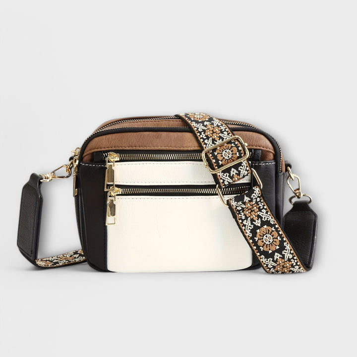 Bolsa cruzada de cuero vegano