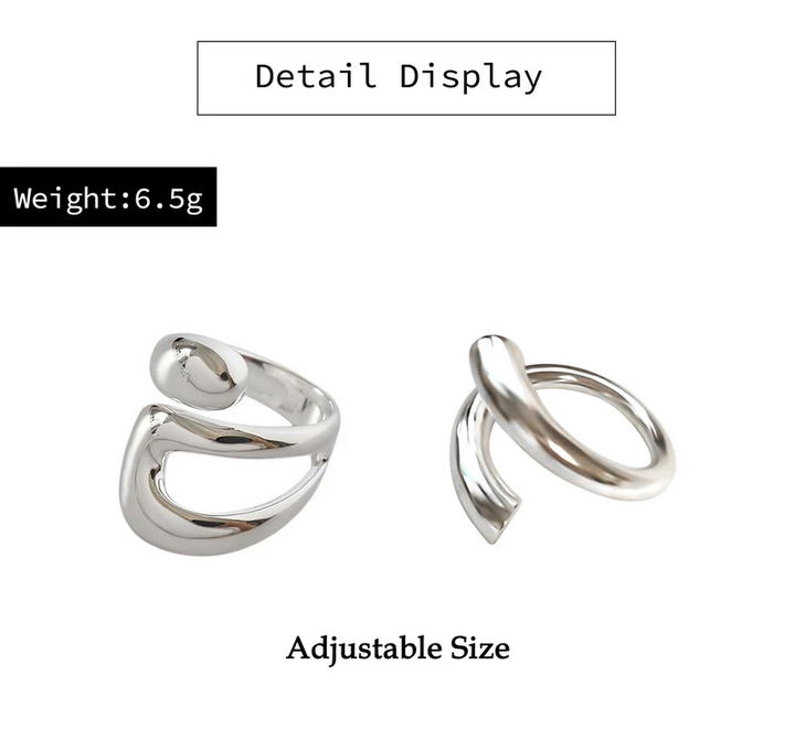 Anillo ajustable elegante