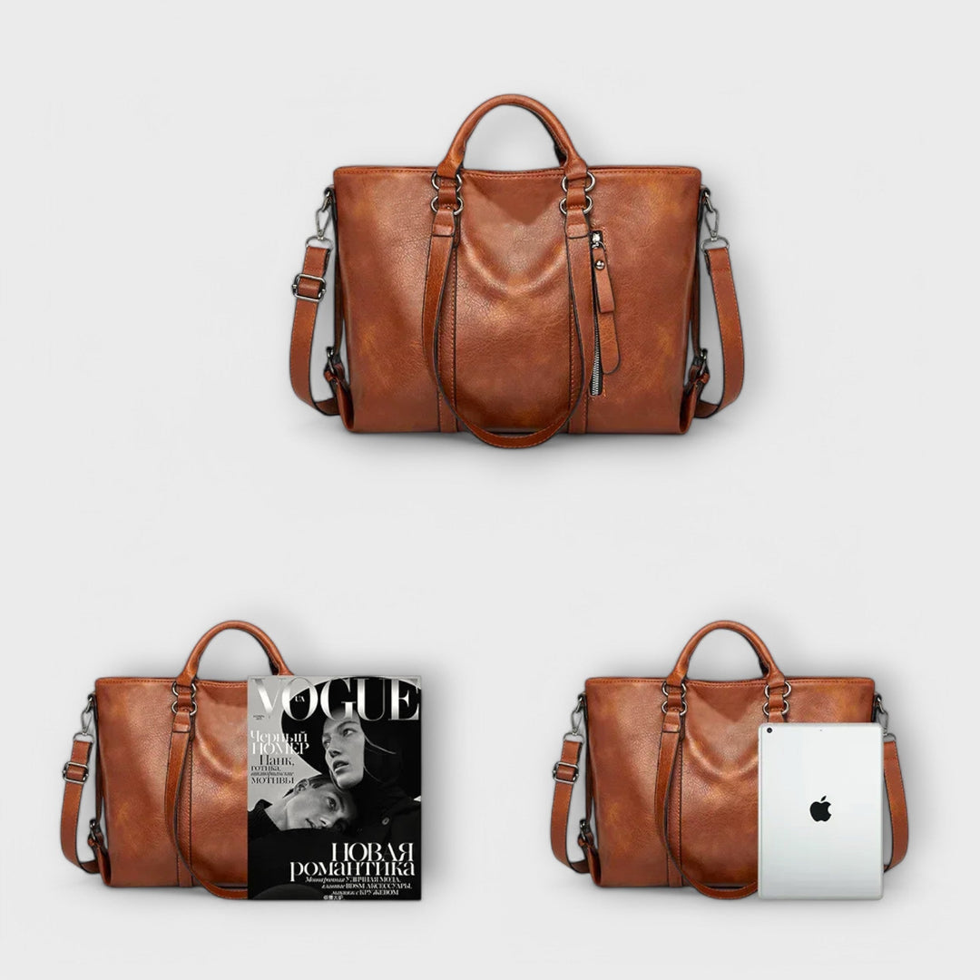 Gran bolso de cuero