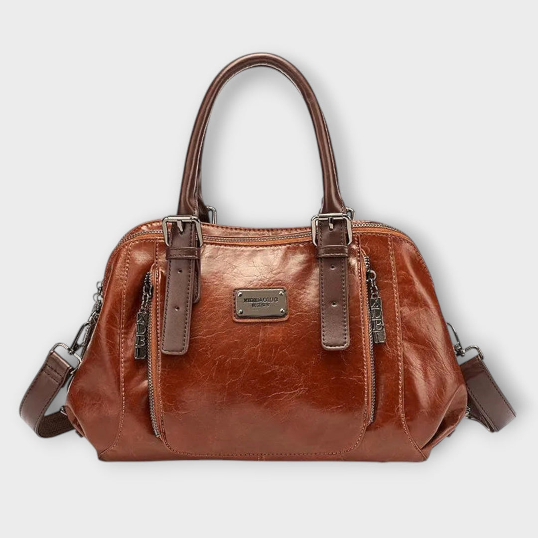 Elegante bolsa de hombro vintage