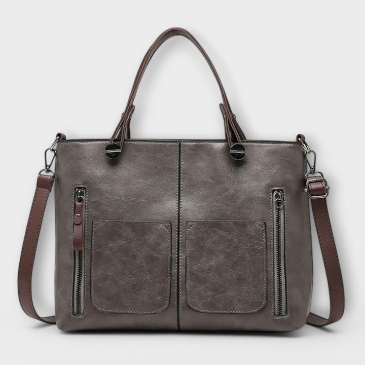 Elegante bolsa de cuero